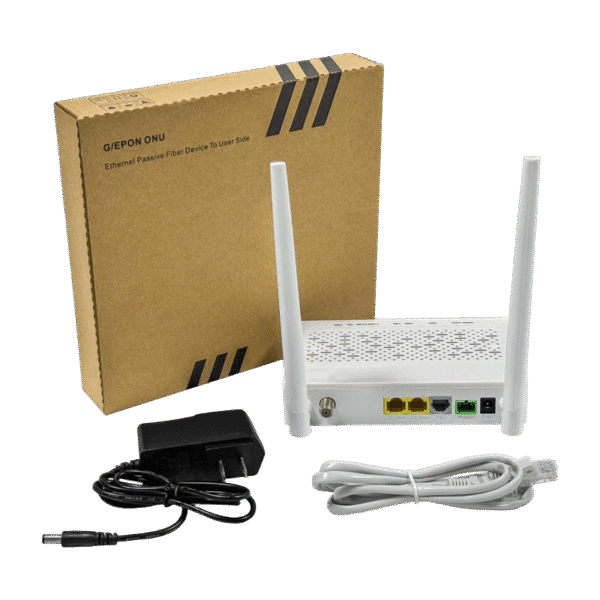 XPON ONU 1GE+1FE+CATV+WiFi4 N300  HGU ONT
