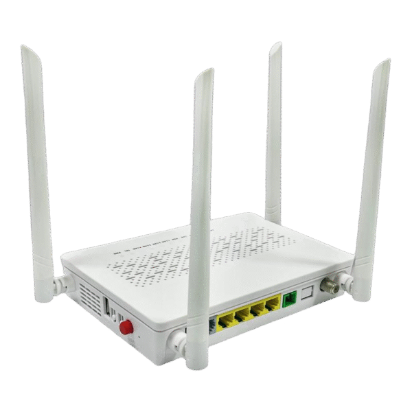 XPON ONU 4GE+POTS+CATV+Wi-Fi 6 AX3000 HGU ONT