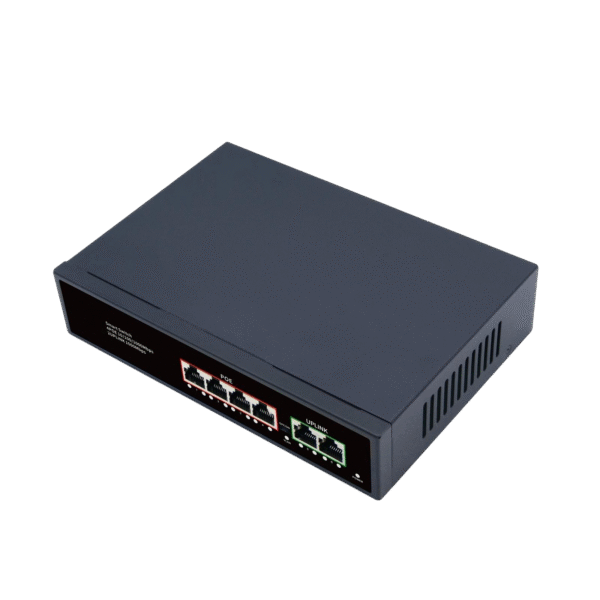 4-Port Gigabit PoE Switch 4*1000M RJ45(PoE) + 2*1000M RJ45