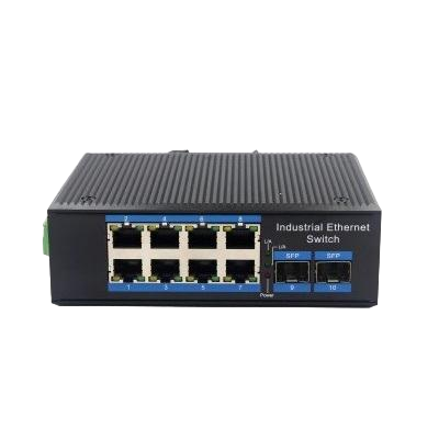 8-Port Industrial Ethernet Switch 8*1000M RJ45 + 2*1000M SFP