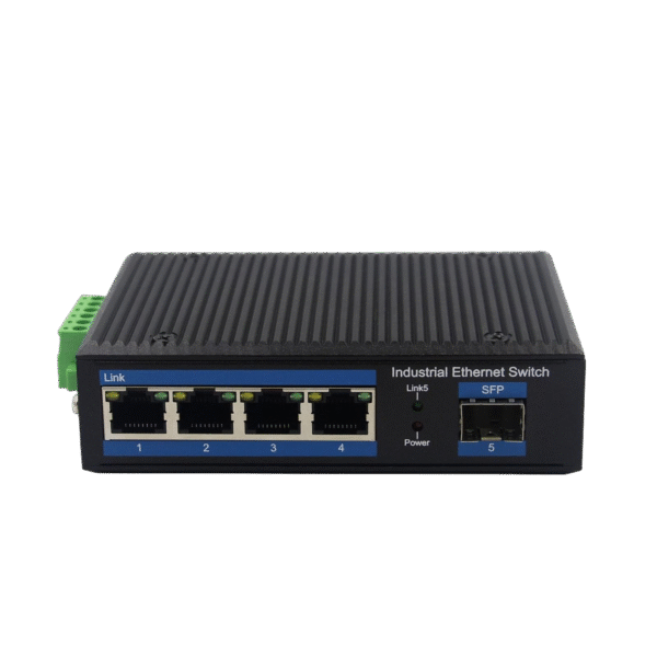 5-Port Industrial PoE Switch 5*1000M RJ45 + 1*1000M SFP