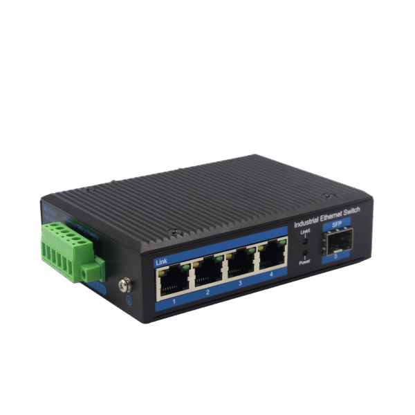 5-Port Industrial PoE Switch 5*1000M RJ45 + 1*1000M SFP
