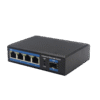 5-Port Industrial PoE Switch 5*1000M RJ45 + 1*1000M SFP